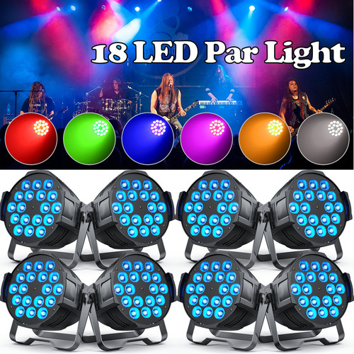 Par lights 270w 18led rgbw - par,