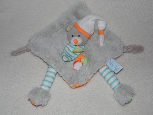 Baby nat grey teddy bear - baby,