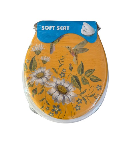Padded soft toilet - soft, daisy