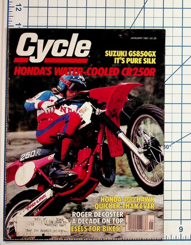 Cycle magazine january 1981 - magazine,