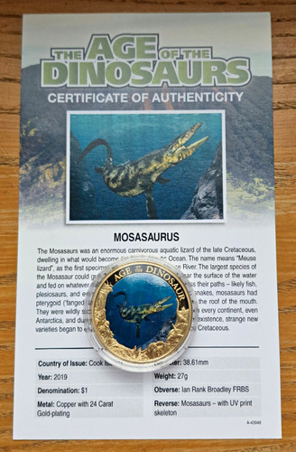 Cook islands 2019 coin - islands, $1