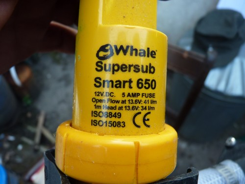 Whale supersub 650 - 650, pump