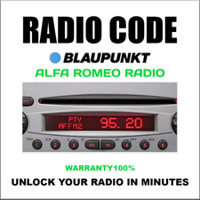 BLAUPUNKT RADIO CODES UNLOCK