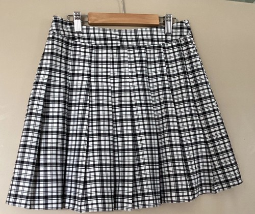 Plaid black white - plaid, check