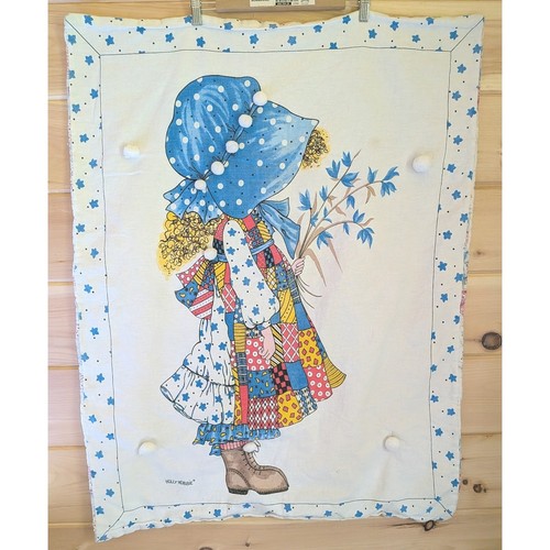 Vtg holly hobbie quilted - vtg,