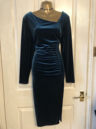 Monsoon green stretchy velvet - green,