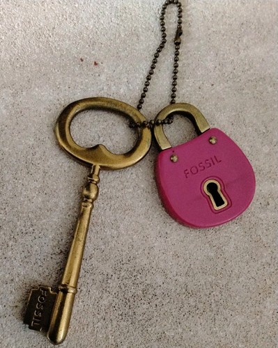 Fossil bag charm large - bag,