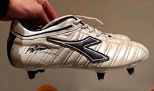 Mens Diadora Baggio 03 Italy OG Football Boots Size UK 8 Soft Ground
