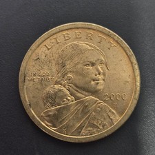 2000 sacagawea one - sacagawea, dollar