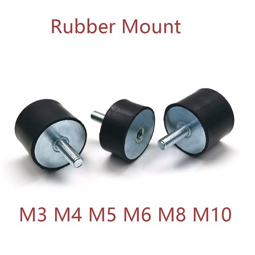 Rubber mount car - rubber, bobbin