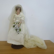Danbury Mint Princess Diana Doll 1987 Royal Wedding Bride