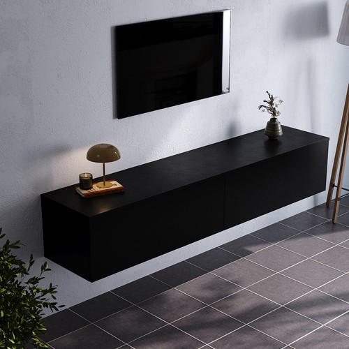 160cm matte black - matte,