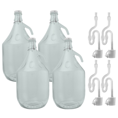 Gallon glass demijohn - (5l),