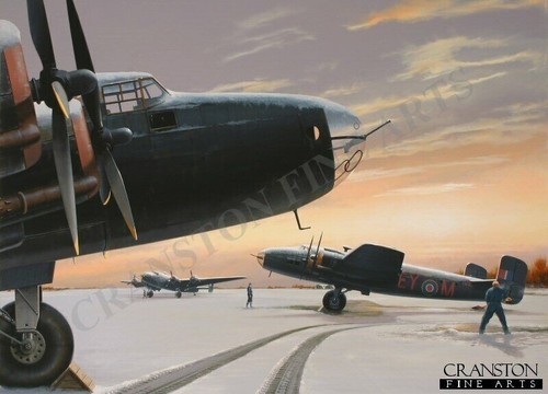 Sqn halifaxe aviation art - sqn,
