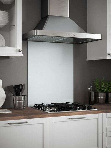 Self adhesive glass splashback - glass,