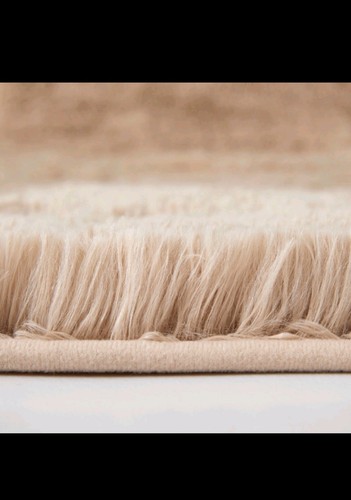 Circle round shaggy rug living - rug,