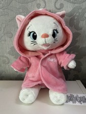 Marie Aristocats Disneyland Plush Soft Toy In Pink Robe Disney