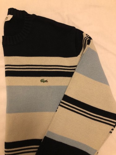 Lacoste blue striped - blue,