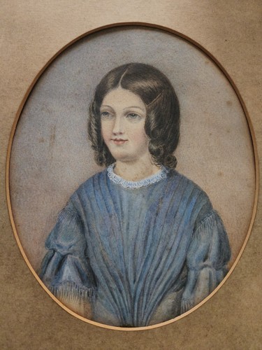 Antique victorian watercolour - antique,