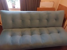 Habitat Kota 3-Seater Velvet Clic-Clac Sofa Bed In Teal