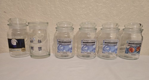 Empty yankee candle jars - candle, x6