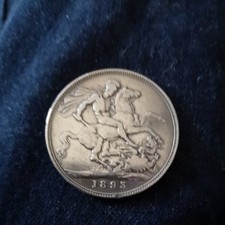 1893 Victoria Silver Crown / LVI Edge