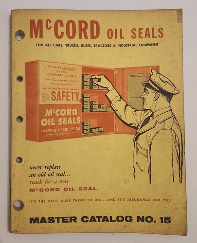 1962 mccord oil seals master - oil,