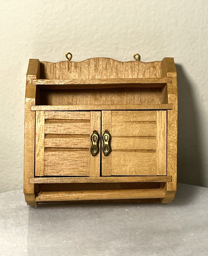 Vintage dollhouse oak - vintage,