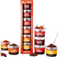 Spicentice - Ultimate Hot Chilli Pepper Gift Set - 100% Pure Premium Chilli - I