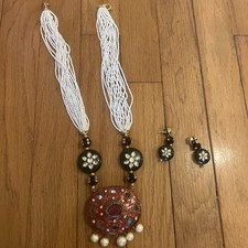 Bridal  jewelry set 2 sided