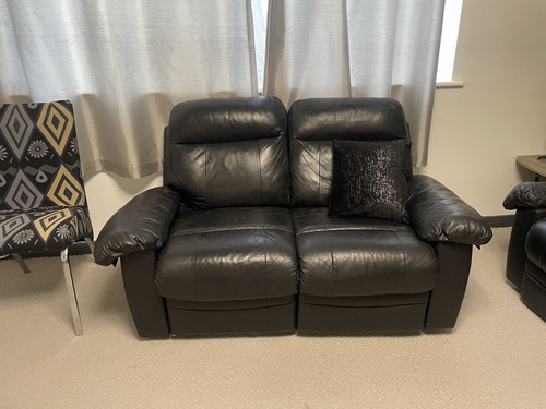 Leather recliner sofa seater - leather,