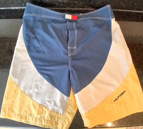 Vtg tommy hilfiger red white - red,