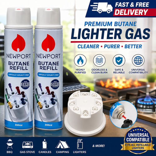 2pk newport butane gas - newport, zero