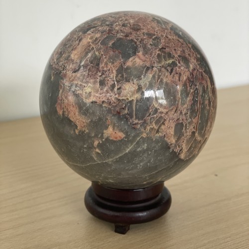 Vintage marble sphere ball - marble,