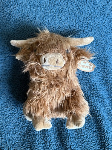 Paws highland cow soft toy - paws,