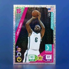 LEBRON JAMES - Panini Adrenalyn XL London 2012 BASKETBALL 279 Glitter OLYMPICS