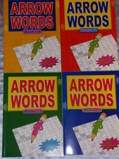 4 x ARROW WORD PUZZLE BOOKS