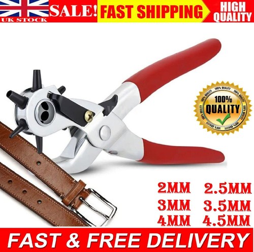 Sized leather hole punch - hole,