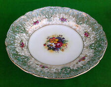 ROYAL WORCESTER FLORAL BOWL - WARING & GILLOW LTD - PUCE MARK DATED 1929.