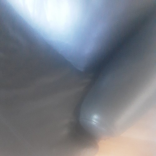 Black leather cuddle - black,