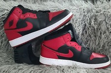 AIR JORDAN 1 MID BANNED 2020 GS Teens Size UK 6 EU 40 Worn Twice Comes With Box