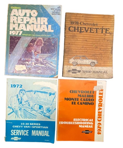 Vtg 1970s books chevrolet - books,