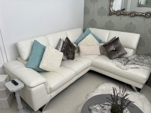 Seater corner sofa leather - seater,