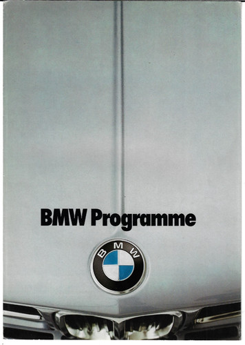 Bmw range 1974 foldout - 1974,