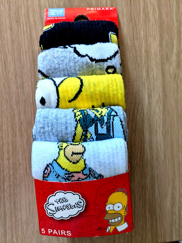 The simpsons mens socks - simpsons,
