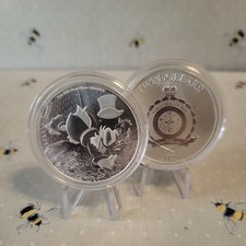 DISNEY SCROOGE MCDUCK 75th Anniversary 1 Oz 999 Silver Coin