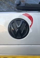 Magnetic Santa Hat for Rear Vw Transporter badge Reflective