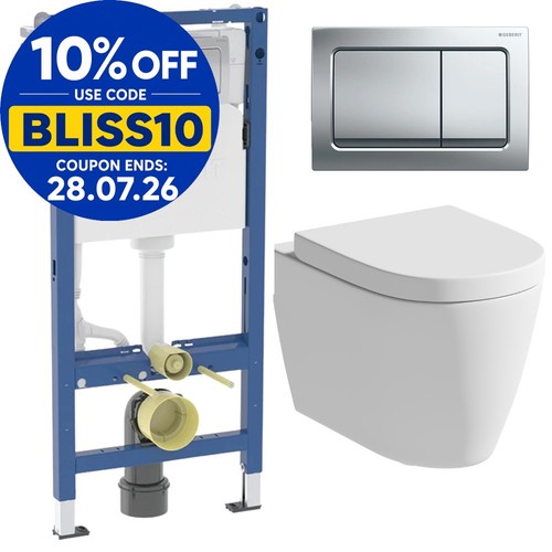 Rimless wall hung toilet - rimless,