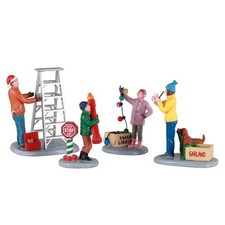 Lemax Figurine, Getting Ready