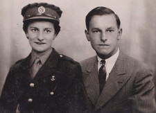 WW2 RPPC Photo Woman ATS